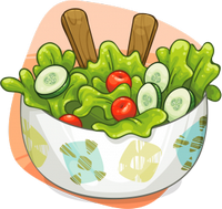 a fresh tossed salad